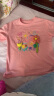ASK JUNIOR女童短袖T恤2024夏薄款中大童花朵T恤纯棉上衣 粉色 150  晒单实拍图