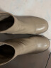 Walker Shop奥卡索瘦瘦靴秋冬英伦时尚高跟时装短靴潮显高M135362 杏色 38  晒单实拍图