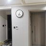 康巴丝（Compas）钟表挂墙客厅夜光日历大挂钟2025新款时钟家用时尚现代简约电波钟 夜光黑-日历电波款【自动对时】 15英寸 （直径38cm） 实拍图