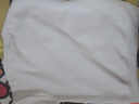 查尔斯桃心【白鹿同款】卫衣男女情侣同款圆领宽松青年打底衫 白色 M 实拍图