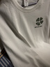 澳贝妮新疆重磅纯棉t恤男女同款中国风国潮短袖打底衫ins夏季大码半袖潮 五叶草 3XL  150-175斤 实拍图
