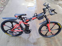 永久（FOREVER）折叠山地自行车成人越野单车变速赛车成年大人学生男女 可折叠软尾车架-灰蓝【六刀轮】 26寸24速（升级款） 实拍图