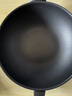 爱仕达不粘锅炒锅平底电磁炉炒菜锅无烟少油硬氧耐磨不沾炒菜锅 黑色 升级无油烟款 32cm 实拍图