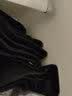 顶峰保罗（Dingfengbaoluo）垂顺休闲裤男秋季灯芯绒宽松百搭阔腿直筒运动长裤子Q2818黑色L 实拍图