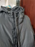罗蒙断码处理中长款羽绒服男士加厚连帽白鸭绒休闲保暖中年爸爸冬外套 YR7805灰色  M (推荐95-115斤) 实拍图