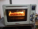 海氏（Hauswirt）C45风炉电烤箱家用烘焙多功能炸烤一体机大容量发酵 湖水绿 40L 实拍图
