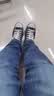 匡威（Converse）All Star经典帆布男女低帮休闲运动鞋黑色1Z635 102329 海军蓝 42.5 实拍图