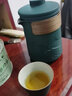尚言坊快客杯旅行茶具套装便携式包泡茶功夫茶杯一壶二杯户外茶壶小套装 3-孔雀绿-山海快客杯(一壶四杯) 实拍图