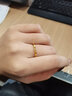潮宏基 回潮黄金戒指女素圈指环手饰时尚通勤送女友新年礼物 计价 约1.75g 女士13号 实拍图