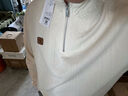 GXG男装复古压花精致翻领卫衣 米色 175/L 实拍图