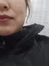 西域骆驼（VANCAMEL）夹克男女秋冬外套三合一冲锋衣户外加绒加厚可拆卸外衣 黑色 L 实拍图