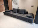 亿匚鑫意式极简劳伦斯真皮沙发客厅大户型高端大气网红设计师直排沙发 2.8米【直排多人位】 【全头层真皮+45D高回弹海绵】 实拍图