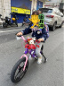 优贝（RoyalBaby）儿童自行车男女孩脚踏车轻驱动镁合金星际飞车紫色16寸 实拍图
