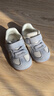 巴拉巴拉童鞋儿童学步鞋男宝女宝宝宝秋季阿甘鞋防滑时尚婴儿鞋子 白灰色调00312 20码 实拍图