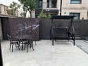 梵派（FAPOLITE） 户外秋千吊椅室外庭院花园阳台防雨铸铝合金太阳能网红荡秋千 【铝顶】海洋之心红铜色双人秋千 实拍图