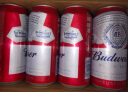 百威（Budweiser）红罐淡色拉格高端小麦啤酒  经典醇正铝罐啤酒 450mL 20罐 整箱装 实拍图