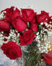 花递鲜花速递33朵红玫瑰花束送女朋友生日礼物全国同城配送|P18 实拍图