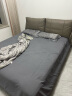 雅鹿·自由自在 床单单件 被单床罩学生床垫保护罩磨毛水洗床单230*245cm 浅灰 实拍图