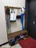 美佳朗换鞋凳衣帽架一体鞋架简易门口可坐出租房家用多层挂衣置物小鞋柜 升级多功能款-100公分 实拍图