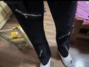 可扬慕美式vibe裤子ins高街潮牌拉链黑色工装牛仔裤男修身直筒微喇叭裤 黑色E66 XL 建议【120-140斤】 实拍图
