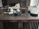 不拙茶道六君子套装功夫茶具配件茶夹子茶勺茶艺摆件茶具配件三件套 6-福运文泽茶道+黑檀木杯垫组 实拍图