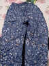 木吻纯棉花手工棉裤女加厚高腰保暖裤中老妈年妈人宽松休闲外穿冬装 蓝碎花 L身高152~170CM 90~100斤 实拍图