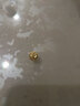 金小貅黄金转运珠999足金车花珠圆珠路路通吊坠项链挂坠手串DIY隔珠 1.1g,车花圆珠【多退少补】 实拍图