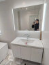 沃鹿不锈钢智能镜柜带灯浴室收纳镜箱90高卫生间单独定制镜门收纳架 私人定制 晒单实拍图
