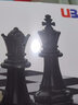 友邦（UB） 国际象棋黑白色磁性可折叠便携成人儿童学生培训教学用棋 3810B-C(黑白直角中号) 标配 实拍图