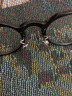 海伦凯勒（HELEN KELLER）复古舒适小圆框精致显白网红眼镜拍照高颜值近视眼镜男女H9051 C1-亮黑框 晒单实拍图