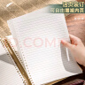 三木（SUNWOOD）B5/120页不硌手横线复古外壳可拆卸8孔活页笔记本可替换附索引页 考研错题作业本 棕黑 1388  实拍图