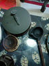 HnSeFe煮茶器火山石老白茶古法茶具套装陶瓷碗家用电陶炉煮茶壶专用围炉 如意煮茶器+茶勺+品茗杯【6杯+6垫】 实拍图