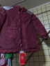 坦博尔羽绒服女中长款宽松连帽厚款保暖女士外套TD236506 葡萄红 190  实拍图