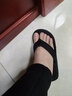 卡帝乐鳄鱼（CARTELO）人字拖鞋男士夏季户外穿运动沙滩居家用凉拖鞋 VP1515 黑色 39 实拍图