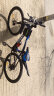 凤凰（PHOENIX） 上海凤凰山地自行车成人男士女式学生变速宽胎越野赛车公路单车 【加厚钢架/抗磨胎】辐条黑蓝 26寸27速【全轴承+礼包】 实拍图