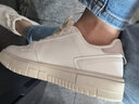 匹克板鞋男鞋冬季空军一号小白鞋薄底德训鞋子男轻便休闲女鞋运动鞋男 【女款】帆布白 37 实拍图