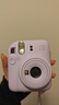 FUJIFILM(富士) instax mini12 一次成像立拍立得相机 七夕礼物 生日礼物 送礼可爱迷你立拍立得相机 MINI12 鸢尾紫 官方标配 实拍图
