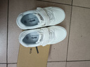 回力童鞋儿童运动鞋2025秋季新款男童透气低帮板鞋中大童女童休闲鞋子 白白色 -1419Y 33 推荐脚长21.0内长21.5 实拍图