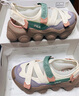斐乐（FILA）官方女鞋运动凉鞋新款厚底增高休闲草莓凉鞋 古白色/斑点灰紫-AD 36.5 实拍图