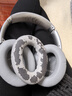 比博欧适用博士BOSE QuietComfort35耳机套qc35二代头戴式耳机海绵套耳套QC35II耳罩棉垫头梁垫耳机配件 灰色耳套【一对装，蛋白皮款】 实拍图