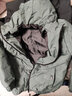 花花公子（PLAYBOY）连帽短款棉衣男款外套冬季棉服男士潮流休闲加绒加厚保暖冬装男装 MY922深绿色 2XL 实拍图