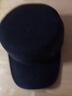 畅印 中老年人帽子男士毛呢保暖帽秋冬天爸爸爷爷帽老头加厚护耳鸭舌帽 平顶帽黑色 实拍图
