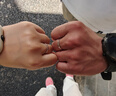 BOEAY小王子玫瑰情侣戒指女款纯银对戒钟久久求婚戒指结婚表白送女朋友 小王子与玫瑰花对戒/七仓发货 实拍图