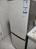 海尔冰箱出品 统帅160L小型一级能效风冷双开门两门出租房宿舍1-2人节能省电办公室公寓家用电冰箱 两天约1度电+无需除霜 实拍图