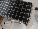 巧林儿电脑防尘罩保护套液晶显示器盖布现代简约台式电脑罩24 27寸32寸 雅典黑格3件套 27英寸 实拍图