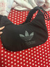 adidas「云朵包」经典大款运动挎包女子阿迪达斯官方三叶草JP0145 黑色 NS 实拍图