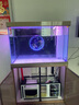 森森（SUNSUN）鱼缸水族箱含鱼缸过滤器灯大型金鱼缸 宝马灰 新时尚1米长41.6cm宽底滤 带棉+滤材 实拍图