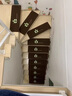 小棕熊（XIAOZONGXIONG） 小棕熊实木楼梯踏步垫免胶自粘防滑家用楼梯垫夜光脚垫满铺地垫 五叶草咖啡/免胶自吸 55x22x4.5cm【白色大理石慎用】 实拍图