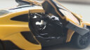 卡威合金玩具车仿真车模汽车模型跑车车模儿童玩具小汽车 迈凯伦P1车模 黄色 盒装 实拍图