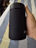 卡西菲kaxifei保温杯304不锈钢男女便携商务简约随手杯办公车载直身杯泡茶杯 黑色【普通款】 380ml 实拍图